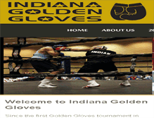 Tablet Screenshot of indianagoldengloves.org